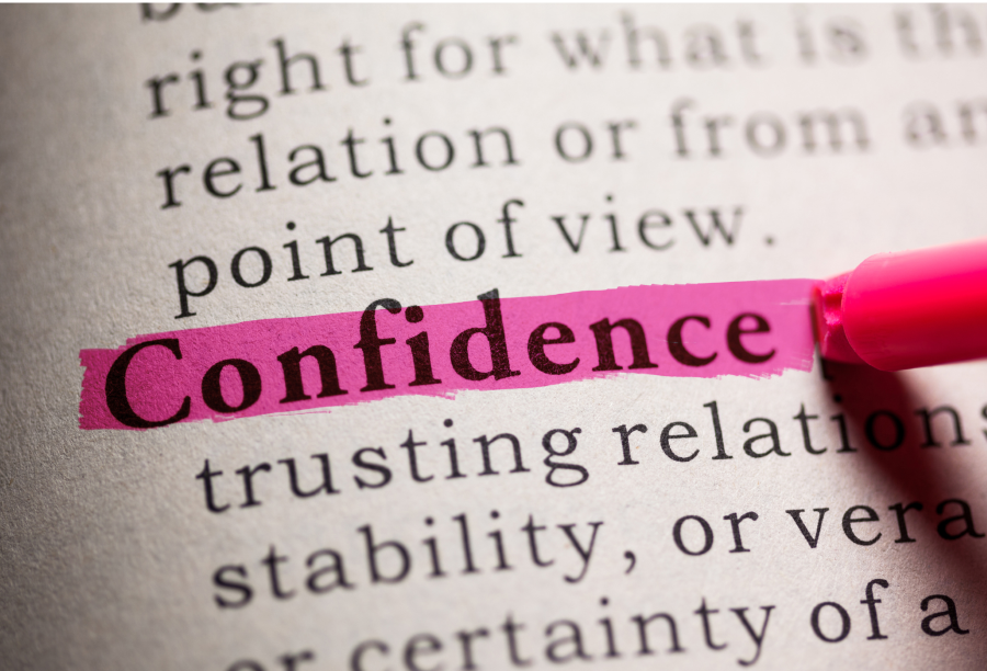 Confidence …we do have it